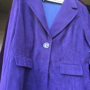 Purple blazer/jacket